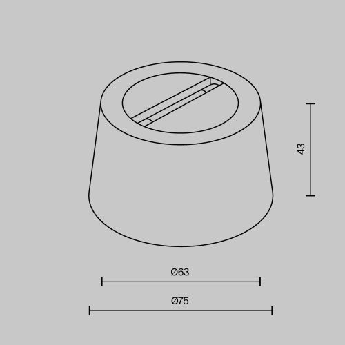 Комплектующие для текстильной подвесной системы Technical TRA130CRDuo-B  фото 3