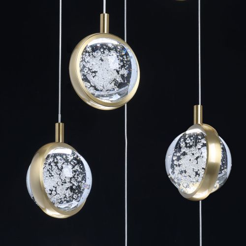 Подвесной светодиодный светильник De Markt Капелия 730011909  фото 11