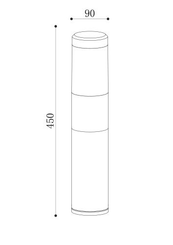 Уличный светодиодный светильник Maytoni Koln O590FL-L8B4K  фото 11