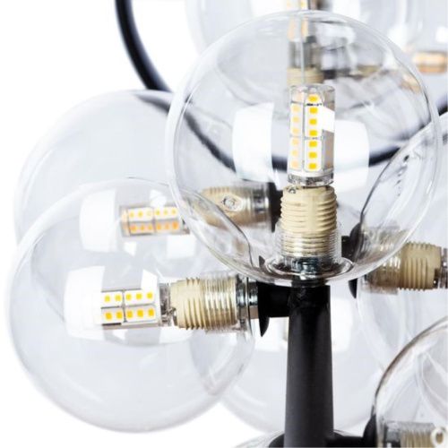 Подвесная светодиодная люстра Arte Lamp Saturn A7790SP-50BK  фото 2