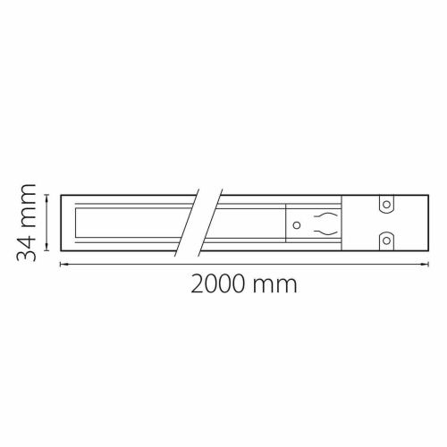 Шинопровод трехфазный Lightstar Barra 504028  фото 2