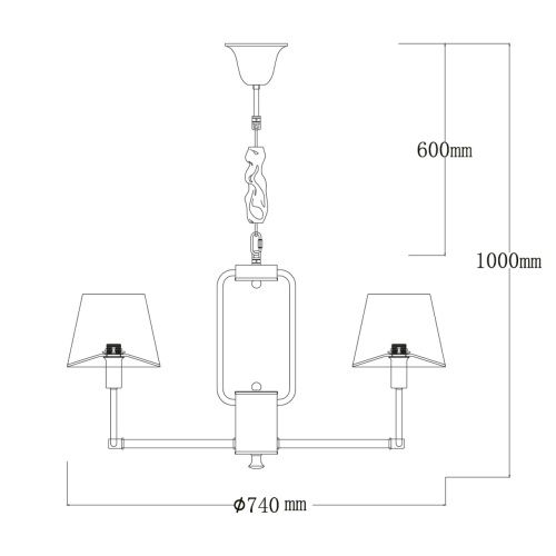 Подвесная люстра MW-Light София 355014608  фото 6