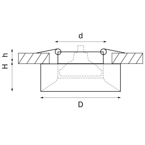 Встраиваемый светильник Lightstar Levigo L01002323 (010023+ 510023)  фото 2