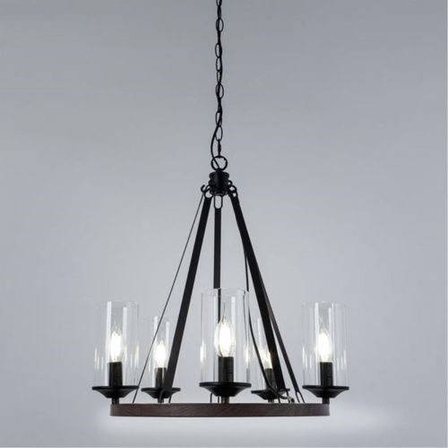 Подвесная люстра Arte Lamp Dalim A7014SP-5BK  фото 2