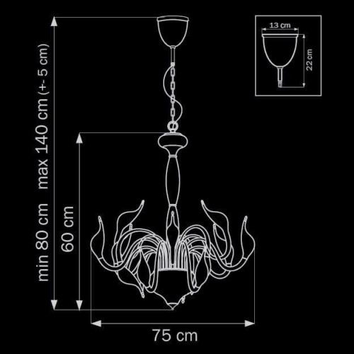 Подвесная люстра Lightstar Cigno Collo Ch 751124  фото 3