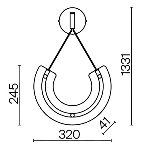 Подвесной светильник Maytoni Maya P091WL-L18G3K  фото 6