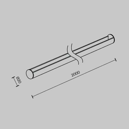 Комплектующие для текстильной подвесной системы Technical TRA130SR-2B  фото 2