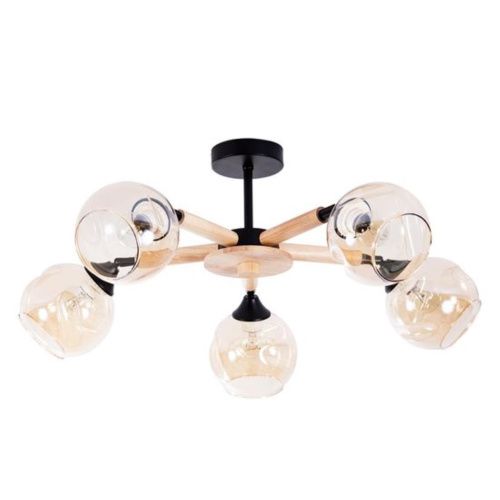 Потолочная люстра Arte Lamp Branson A4370PL-5BR 