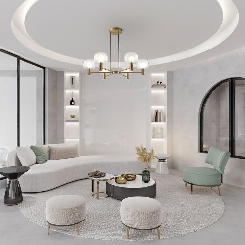 Подвесная люстра Maytoni Vision MOD411PL-06G  фото 6