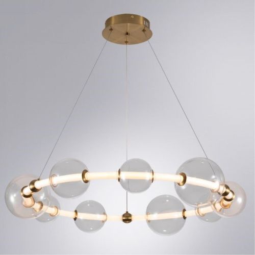Подвесной светодиодный светильник Arte Lamp Crocus A2780LM-40PB  фото 2