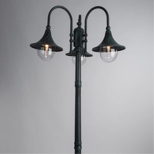 Садово-парковый светильник Arte Lamp Malaga A1086PA-3BG  фото 4