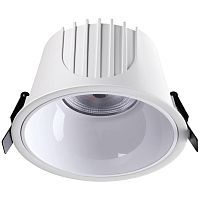 Светильник встраиваемый светодиодный SONEX Knof 358702 алюминий белый 
