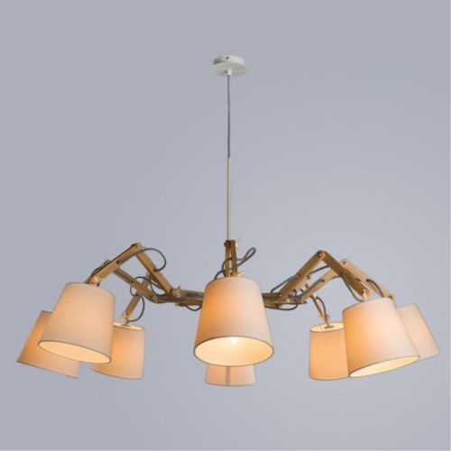 Подвесная люстра Arte Lamp Pinoccio A5700LM-8WH  фото 2