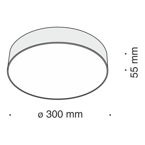 Потолочный светодиодный светильник Maytoni Zon C032CL-L43B4K  фото 5