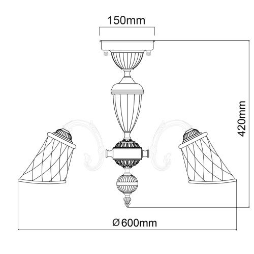 Потолочная люстра MW-Light Ариадна 450019105  фото 7