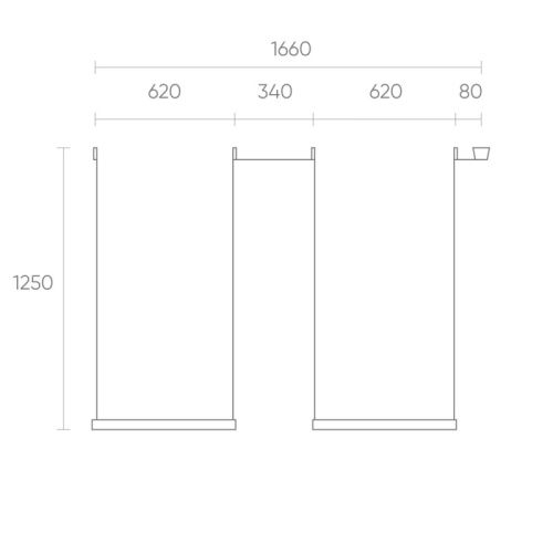 Трек-система Denkirs DK55SET04-01-DB  фото 2