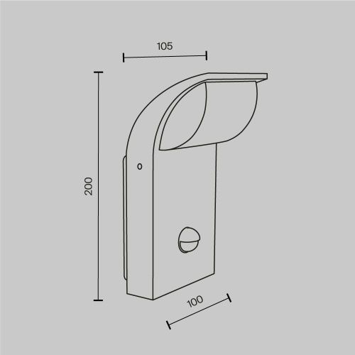 Настенный светильник (бра) Outdoor O446WL-L7GF3KSR  фото 7