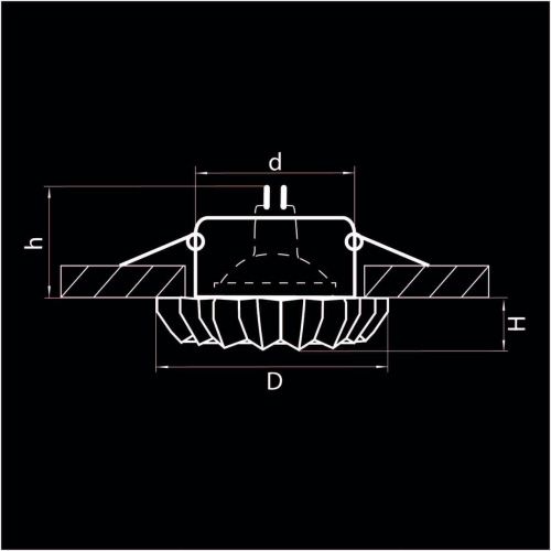 Встраиваемый светильник Lightstar Solo Ray 002120  фото 2