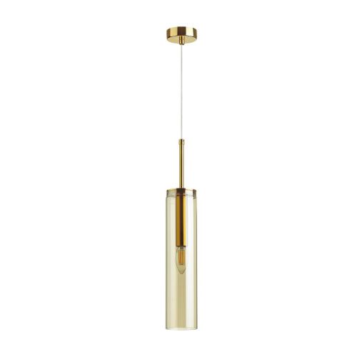 Подвес SONEX Klum 4693/1 стекло янтарный 