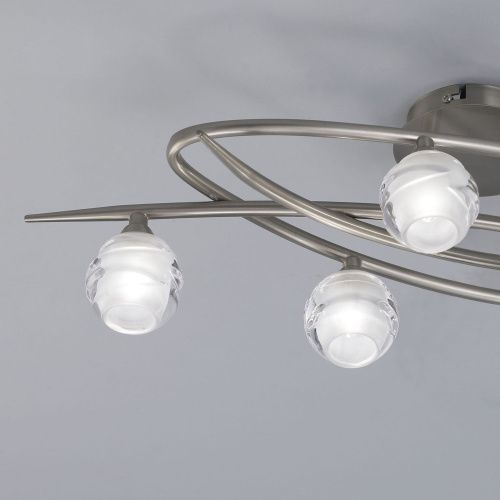 Потолочная люстра Mantra Loop Satin Nickel 1812  фото 3