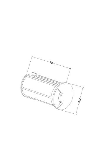 Встраиваемый светильник Outdoor O044DL-L1S3K  фото 2