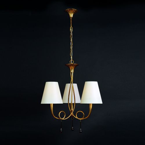 Подвесная люстра Mantra Paola Painted Gold 3542  фото 2