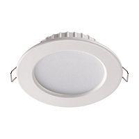 Светильник встраиваемый светодиодный SONEX Luna 358028 пластик белый 