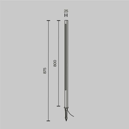 Ландшафтный светильник Outdoor O440FL-L12GF3K  фото 5