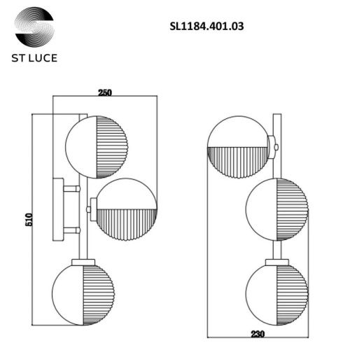 Бра ST Luce Todo SL1184.401.03  фото 4