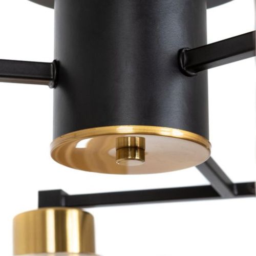 Потолочная люстра Arte Lamp Leo A7027PL-8BK  фото 5