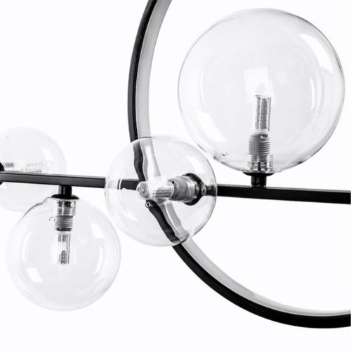 Подвесная светодиодная люстра Arte Lamp Saturn A7791SP-59BK  фото 2