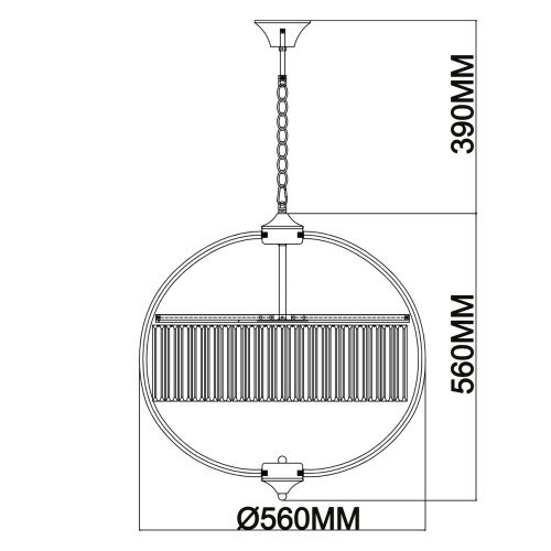 Подвесная люстра MW-Light Гослар 498015705  фото 6