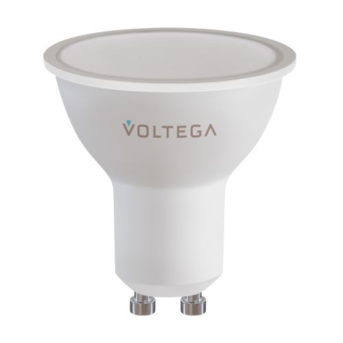 Лампа светодиодная диммируемая Voltega VG GU10 5,5W 3000-6500K матовая 2426  фото 3