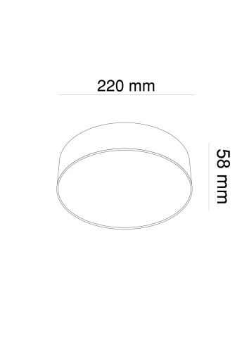 Потолочный светодиодный светильник Maytoni Zon C032CL-L32MG3K  фото 5
