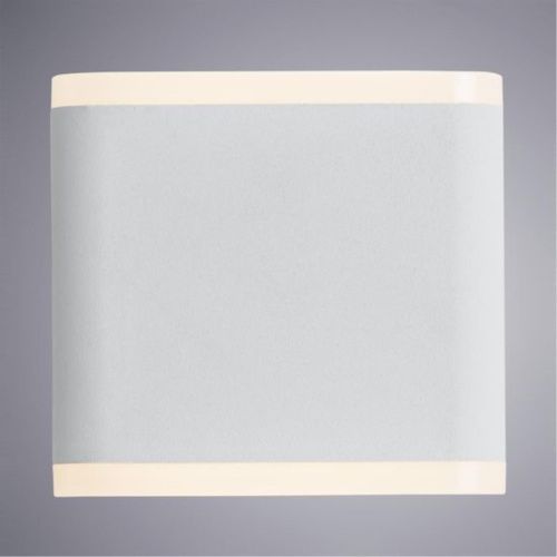 Уличный настенный светодиодный светильник Arte Lamp A8153AL-2WH  фото 2