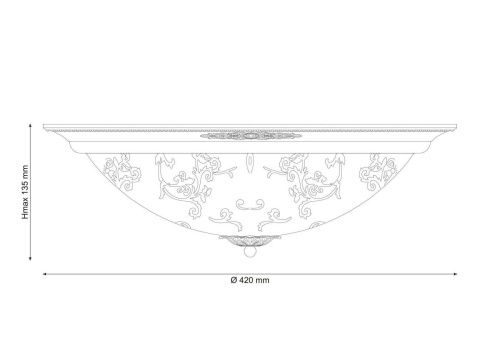 Потолочный светильник Lucia Tucci Lugo 142.3 R40 White  фото 3