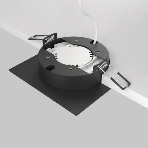 Встраиваемый светильник Maytoni Hoop DL086-GX53-SQ-BW  фото 7