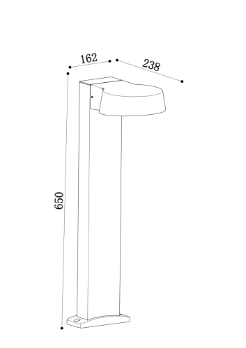 Ландшафтный светильник Outdoor O443FL-L12GF3K  фото 6