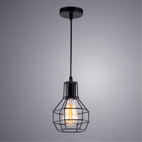 Подвесной светильник Arte Lamp A1109SP-1BK  фото 2