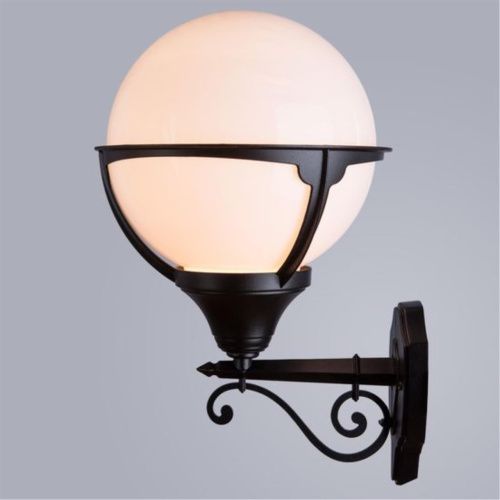 Уличный настенный светильник Arte Lamp Monaco A1491AL-1BK  фото 2