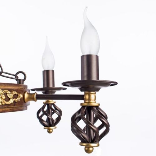 Подвесная люстра Arte Lamp Cartwheel A4550LM-6CK  фото 3