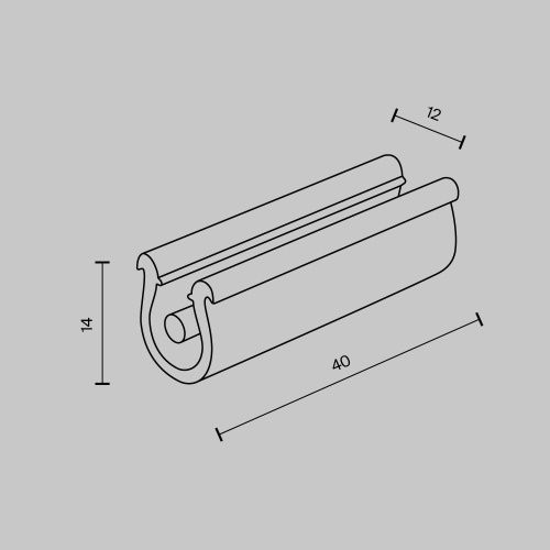 Комплектующие для текстильной подвесной системы Technical TRA130BF-B  фото 3