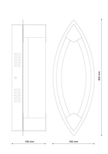Настенный светильник Lucia Tucci Modena W172.1 Large LED400  фото 3