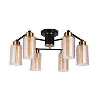 Потолочная люстра Arte Lamp Leo A7027PL-6BK 