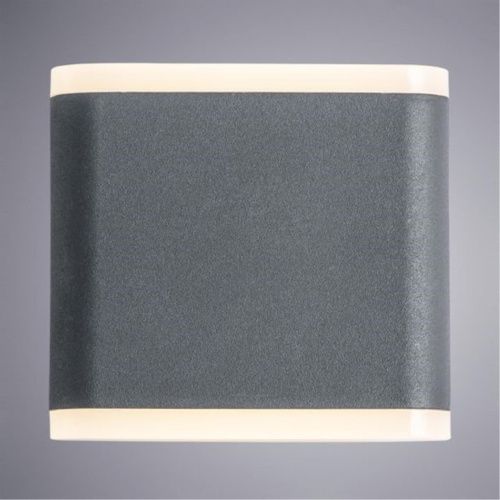 Уличный настенный светодиодный светильник Arte Lamp A8153AL-2GY  фото 2