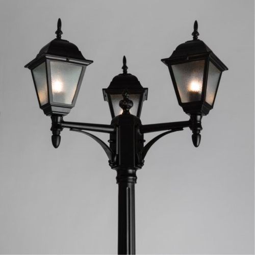 Садово-парковый светильник Arte Lamp Bremen A1017PA-3BK  фото 2