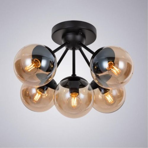 Потолочная люстра Arte Lamp BOLLA A1664PL-5BK  фото 2