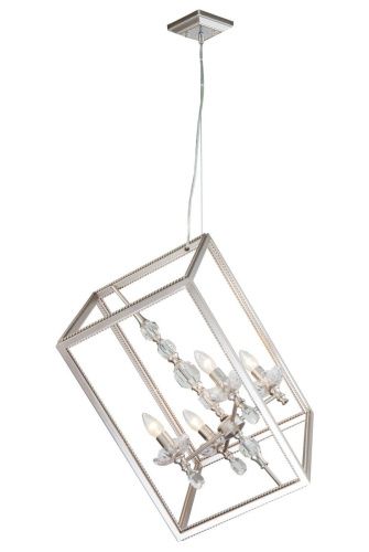 Подвесная люстра Lucia Tucci Inessa 3850.4 Silver 