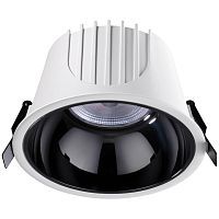 Светильник встраиваемый светодиодный SONEX Knof 358703 алюминий белый 