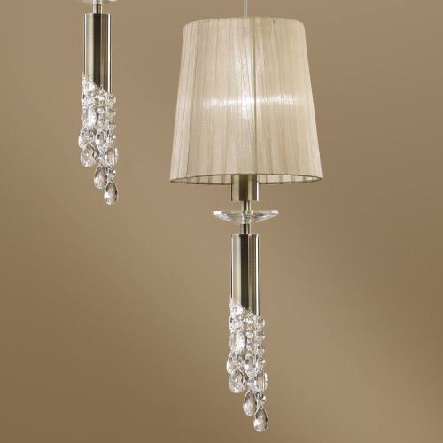 Подвесная люстра Mantra Tiffany Bronze 3877  фото 5